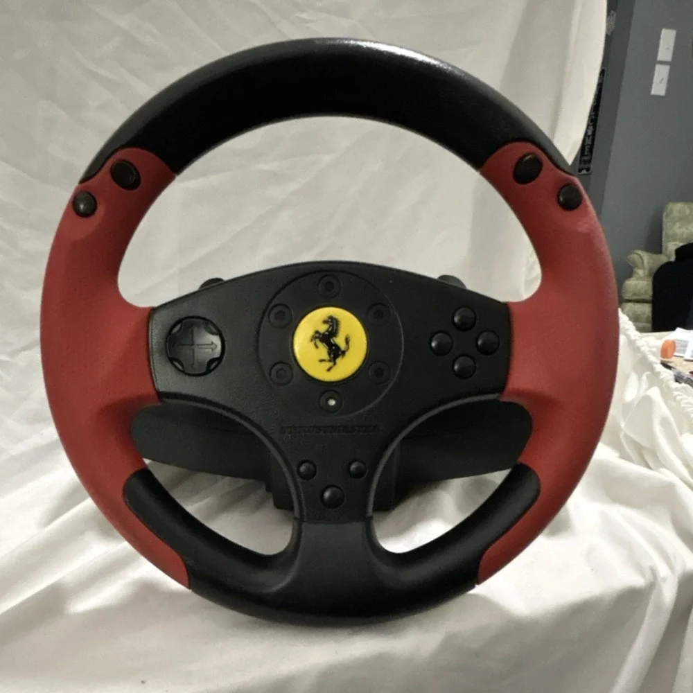 Thrustmaster Ferrari Racing Wheel Red Legend Edition PC PS3 Red Black Controller